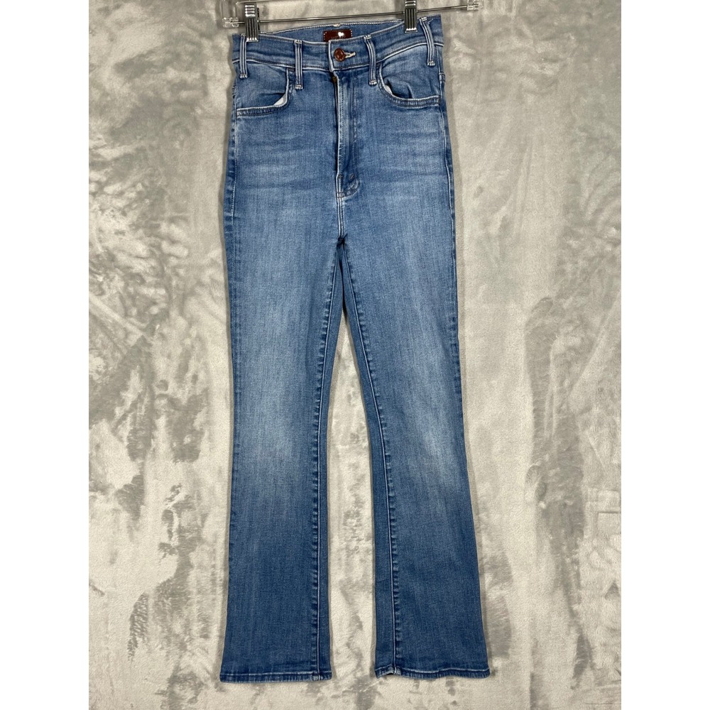 Mother The Hustler Ankle Jeans One Trick Pony High Rise Flare Size 23